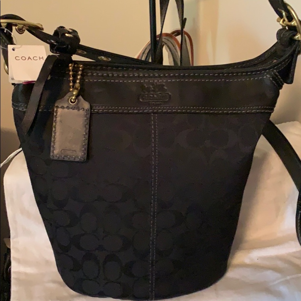 Coach signature crossbody bag